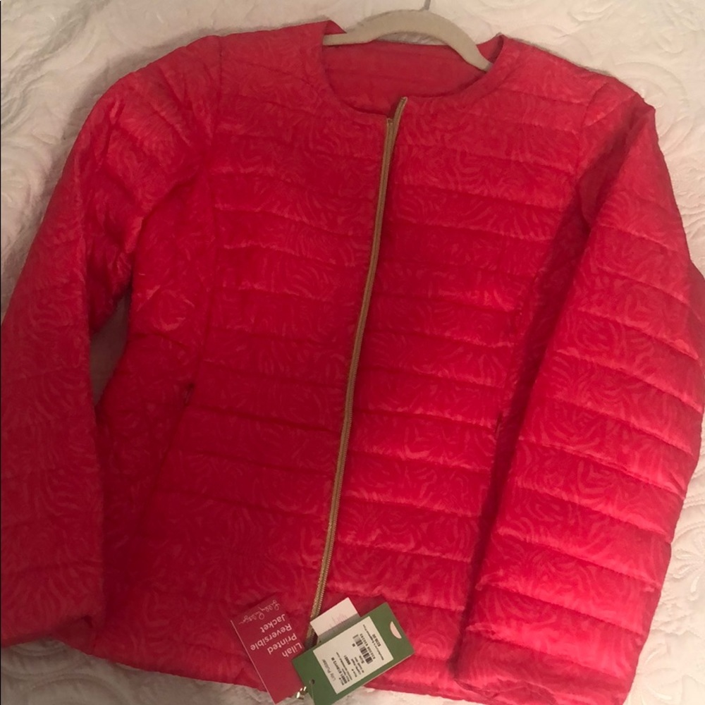 Lily Pulitzer reversible lightweight jacket